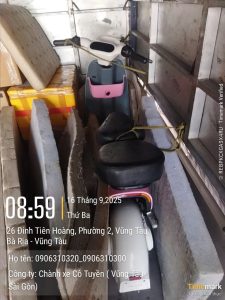 Gửi xe máy từ sài gòn đi về Long Đất
