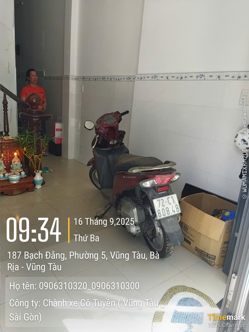 Gửi xe máy từ sài gòn đi về Xuyên Mộc